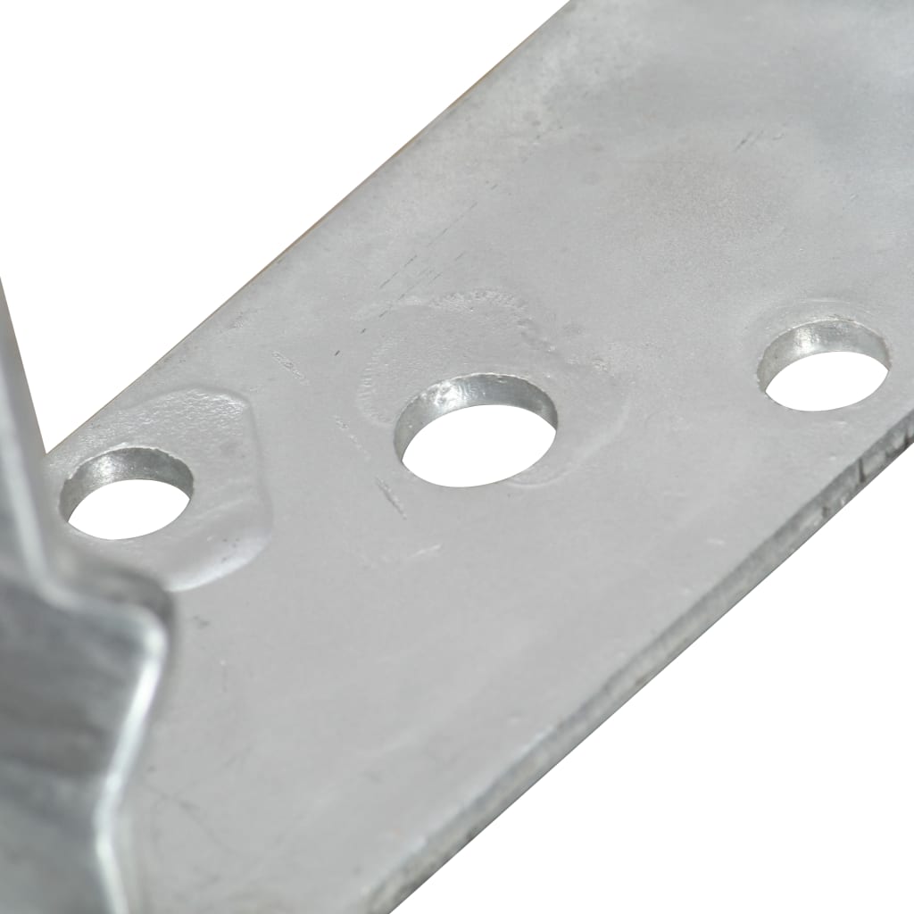 jordankre 12 stk. 9x6x15 cm galvaniseret stål sølvfarvet