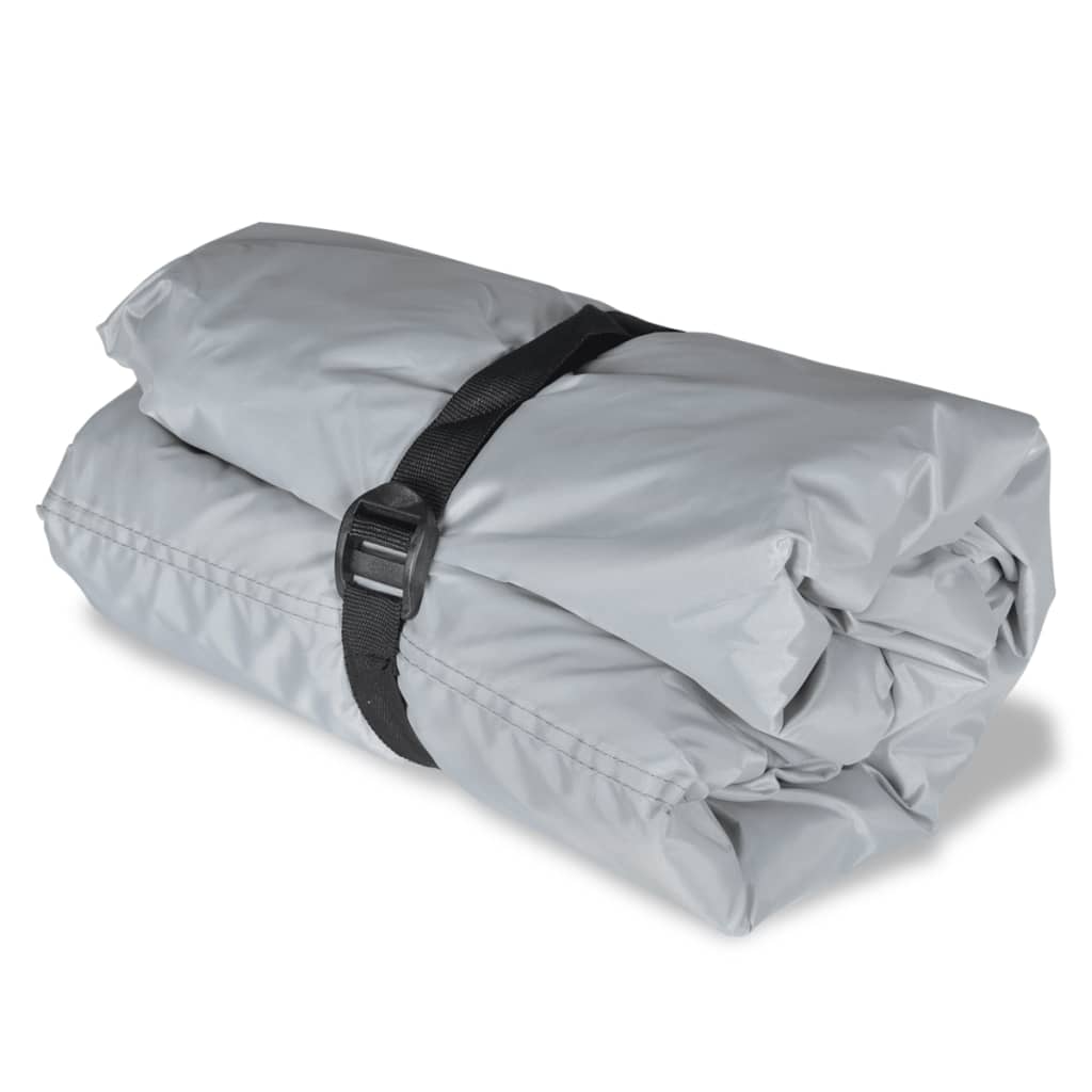 båddækken 2 stk. 427-488 cm længde, 229 cm bredde grå