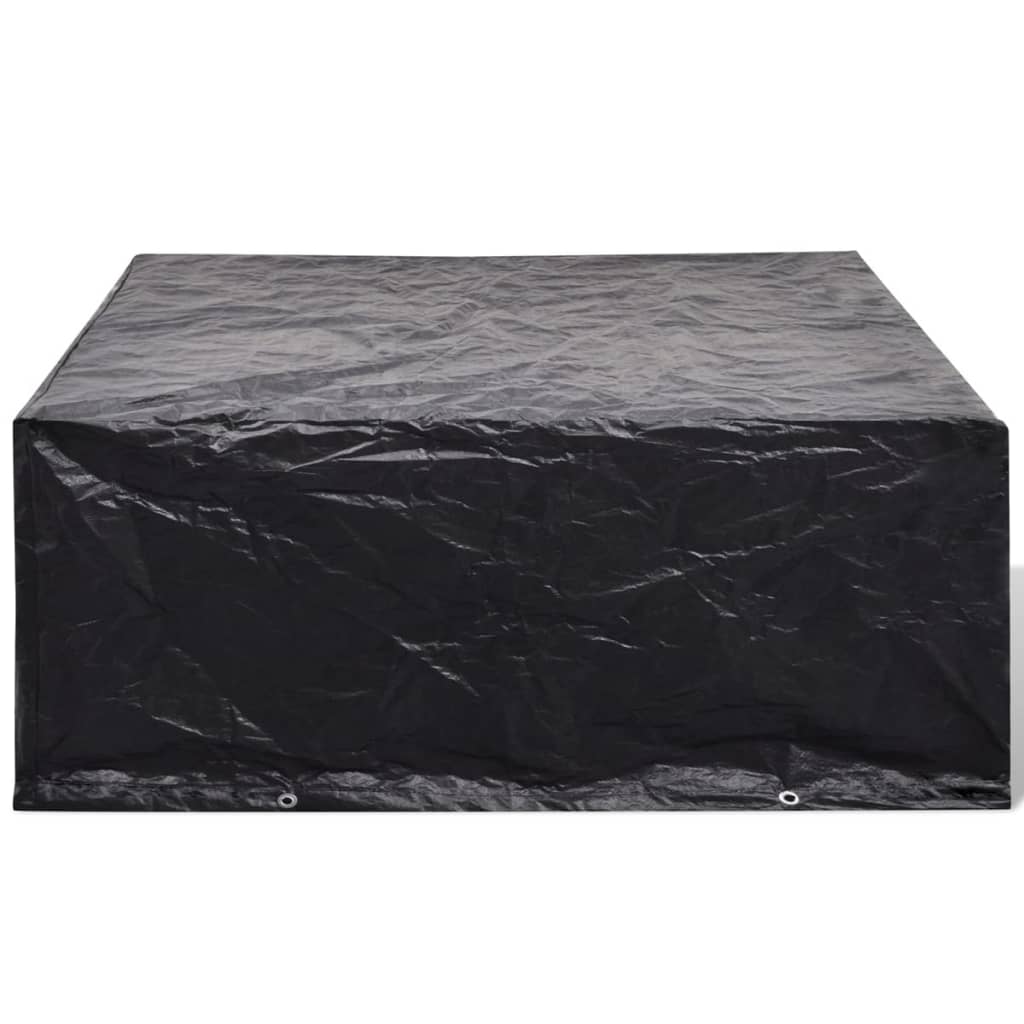 havemøbelovertræk 2 stk. 10 snørehuller 260x260x90 cm