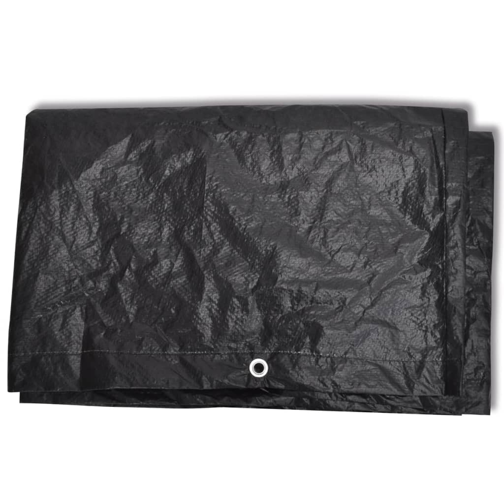 havemøbelovertræk 2 stk. 10 snørehuller 260x260x90 cm