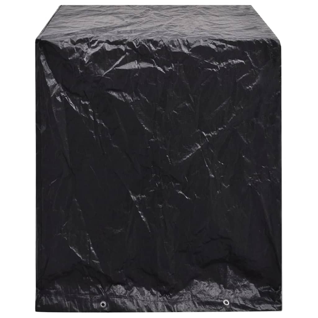 overtræk til bordtennisbord 2 stk. 8 snørehuller 160x55x182 cm
