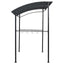 grillpavillon 215x150x220 cm stål antracitgrå