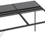 pavillon med tag 4x3x2,5 m aluminium og stål antracitgrå