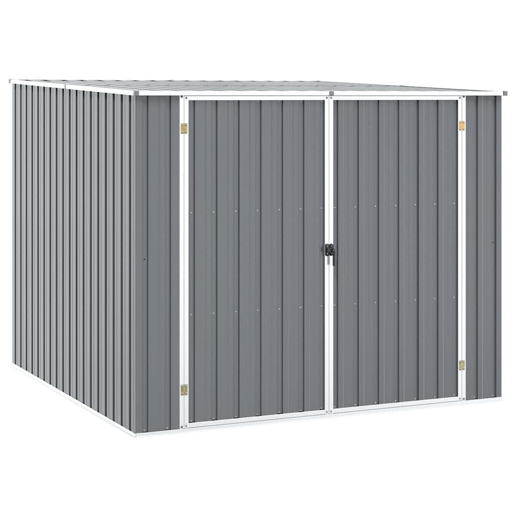 haveskur 195x198x159 cm galvaniseret stål grå