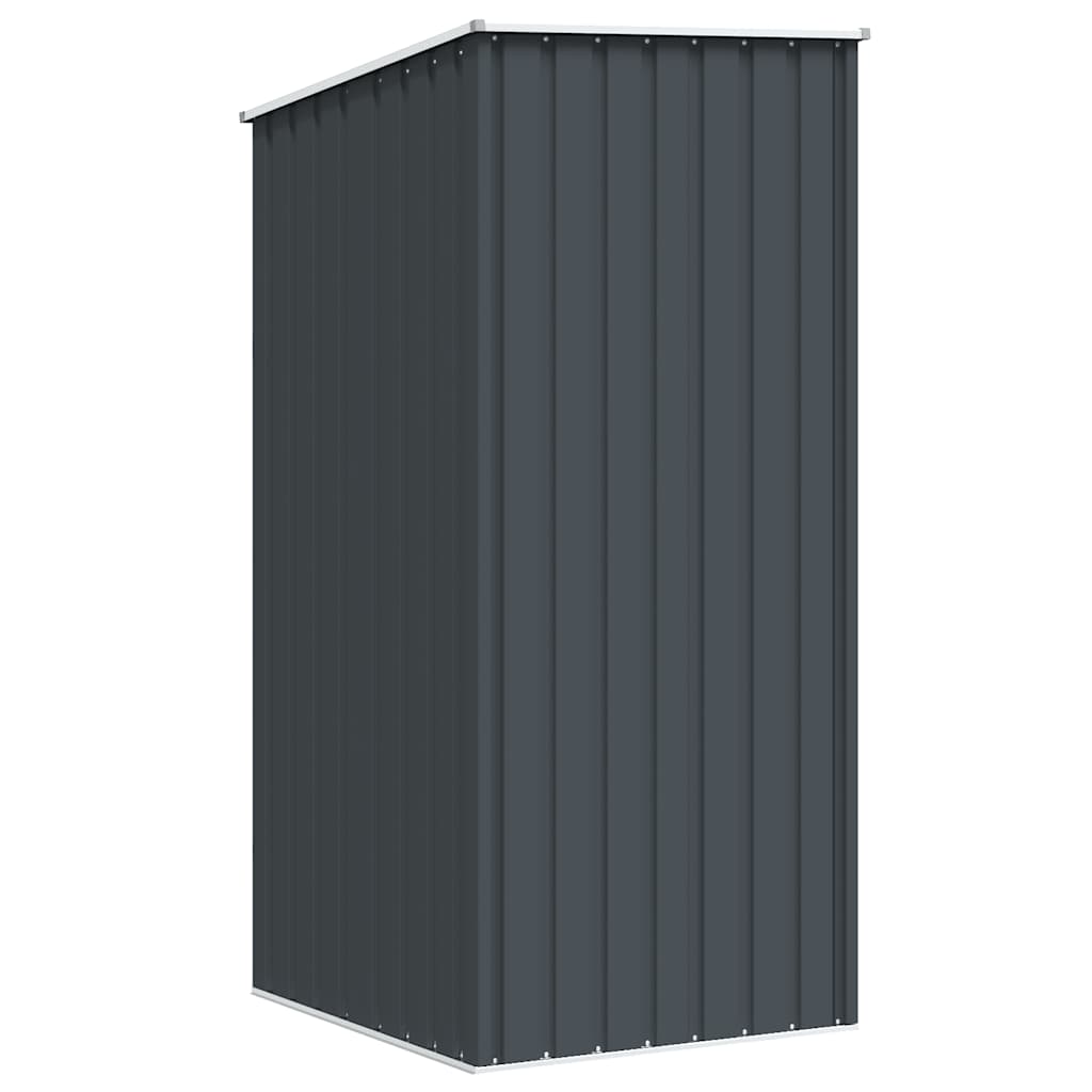 haveskur 87x98x159 cm galvaniseret stål antracitgrå