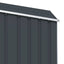 haveskur 87x98x159 cm galvaniseret stål antracitgrå