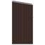 haveskur 87x98x159 cm galvaniseret stål brun