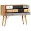 skænk 110 x 30 x 82 cm massivt mangotræ