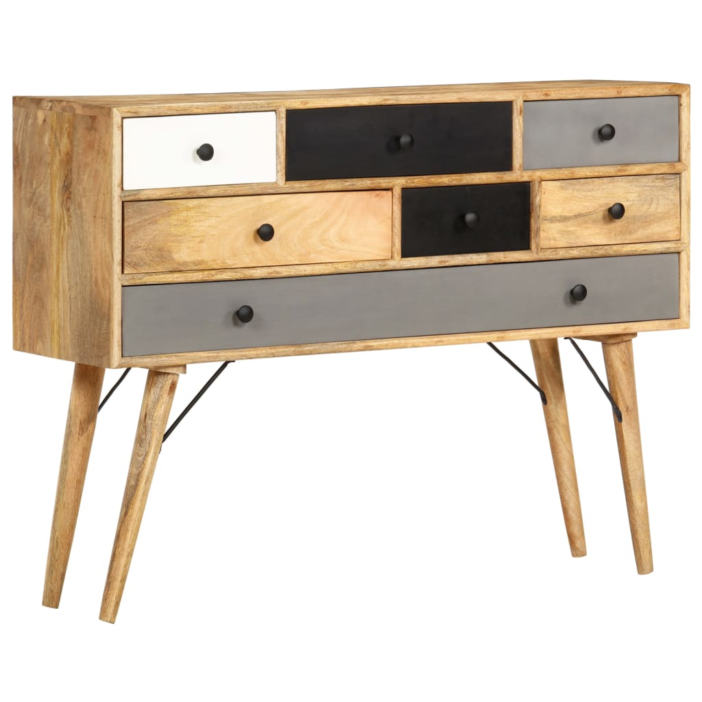skænk 110 x 30 x 82 cm massivt mangotræ
