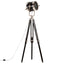 gulvlampe med trefod 171 cm massivt mangotræ