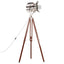 gulvlampe med trefod 180 cm massivt mangotræ