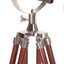 gulvlampe med trefod 180 cm massivt mangotræ