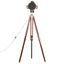 gulvlampe med trefod 180 cm massivt mangotræ