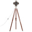 gulvlampe med trefod 180 cm massivt mangotræ