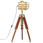 gulvlampe med trefod 69 cm massivt mangotræ
