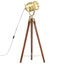 gulvlampe med trefod 97 cm massivt mangotræ