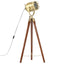 gulvlampe med trefod 97 cm massivt mangotræ