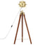 gulvlampe med trefod 97 cm massivt mangotræ