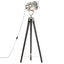 gulvlampe med trefod 97 cm massivt mangotræ sort