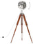 gulvlampe med trefod 165 cm massivt mangotræ
