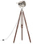 gulvlampe med trefod 180 cm massivt mangotræ