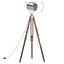 gulvlampe med trefod 180 cm massivt mangotræ
