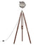 gulvlampe med trefod 180 cm massivt mangotræ