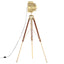 gulvlampe med trefod 193 cm massivt mangotræ