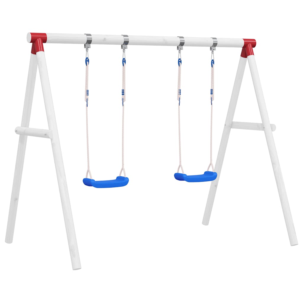 gynger med reb 2 stk. 38x16 cm polyethylen blå billede
