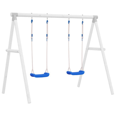 gynger med reb 2 stk. 37x15 cm polyethylen blå
