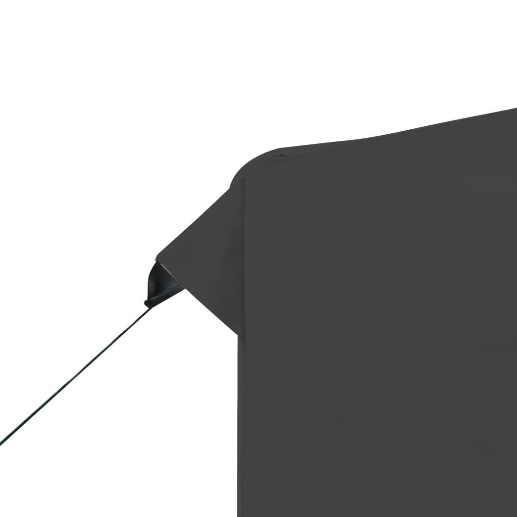 foldbart festtelt aluminium 2 x 2 m antracitgrå