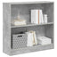 bogreol 80x24x75 cm konstrueret træ hvid
