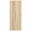 bogreol med 2 hylder 40x30x76,5 cm konstrueret træ sonoma-eg