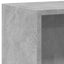 bogreol med 2 hylder 60x30x76,5 cm konstrueret træ betongrå