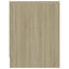 sengeborde 2 stk. 40x30x40 cm konstrueret træ sonoma-eg