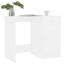 skrivebord 100x50x76 cm konstrueret træ hvid