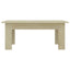 sofabord 100x60x42 cm konstrueret træ sonoma-eg