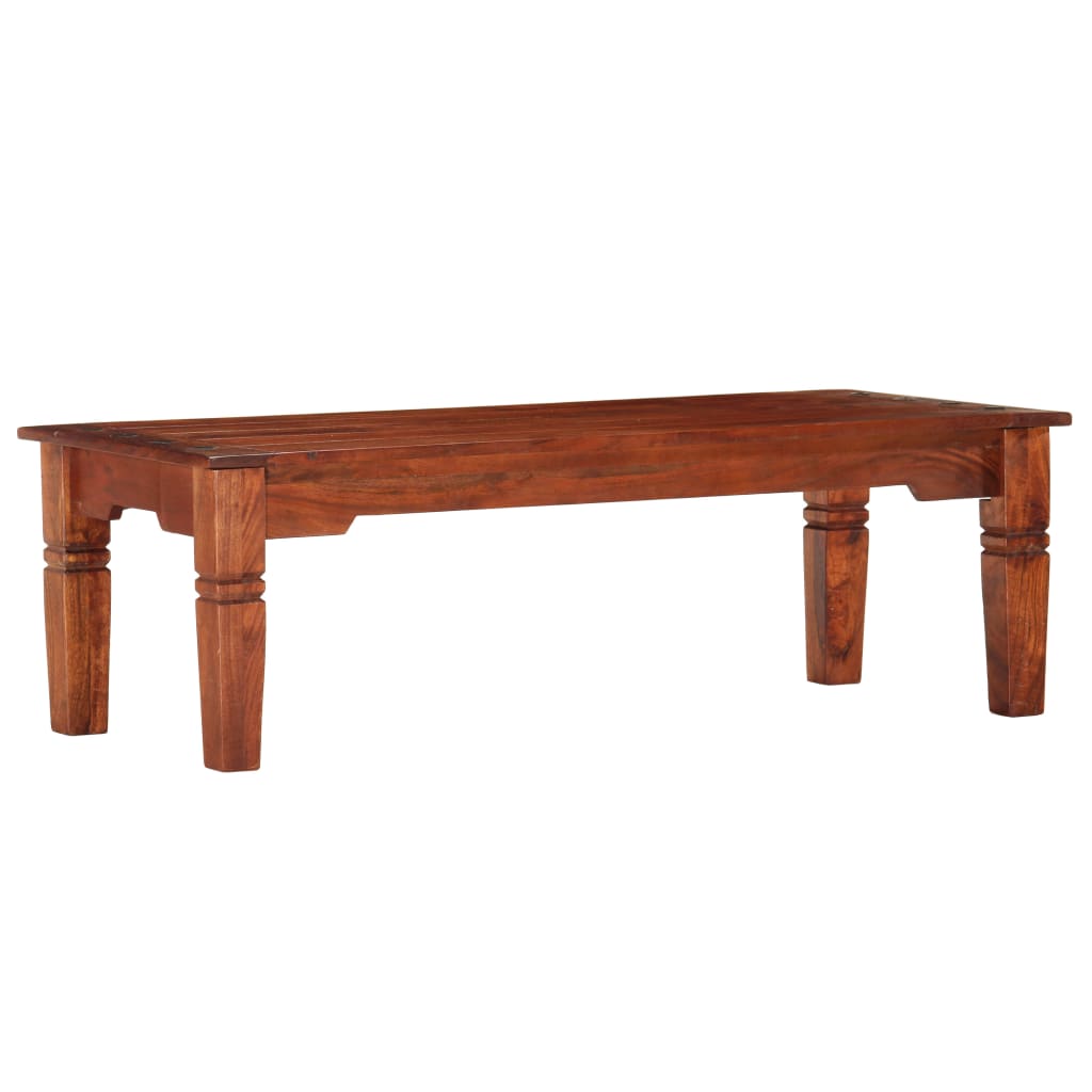 sofabord 110x50x35 cm massivt akacietræ