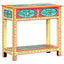 håndmalet konsolbord 80x35x75 cm massivt mangotræ