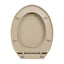soft close toiletsæde quick release oval beige