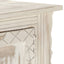 tv-skab 140x30x35 cm massivt mangotræ hvid