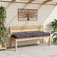 hynde til pallesofa 120x80x10 cm antracitgrå