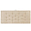 hynde til pallesofa 120x80x10 cm bomuld beige