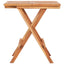 foldbart bistrobord 60x60x65 cm massivt teaktræ