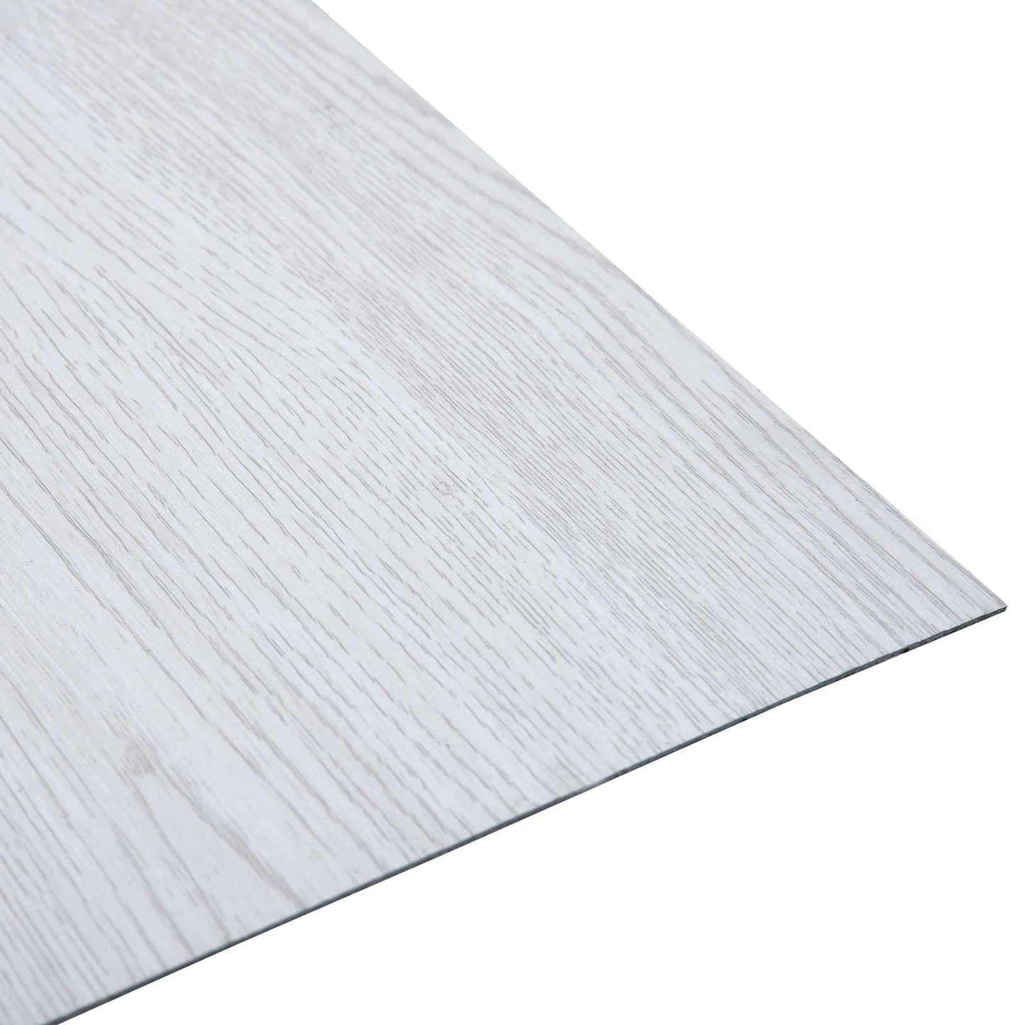 Gulvplanker 5,11 m² 55 pcs PVC Hvidt træ