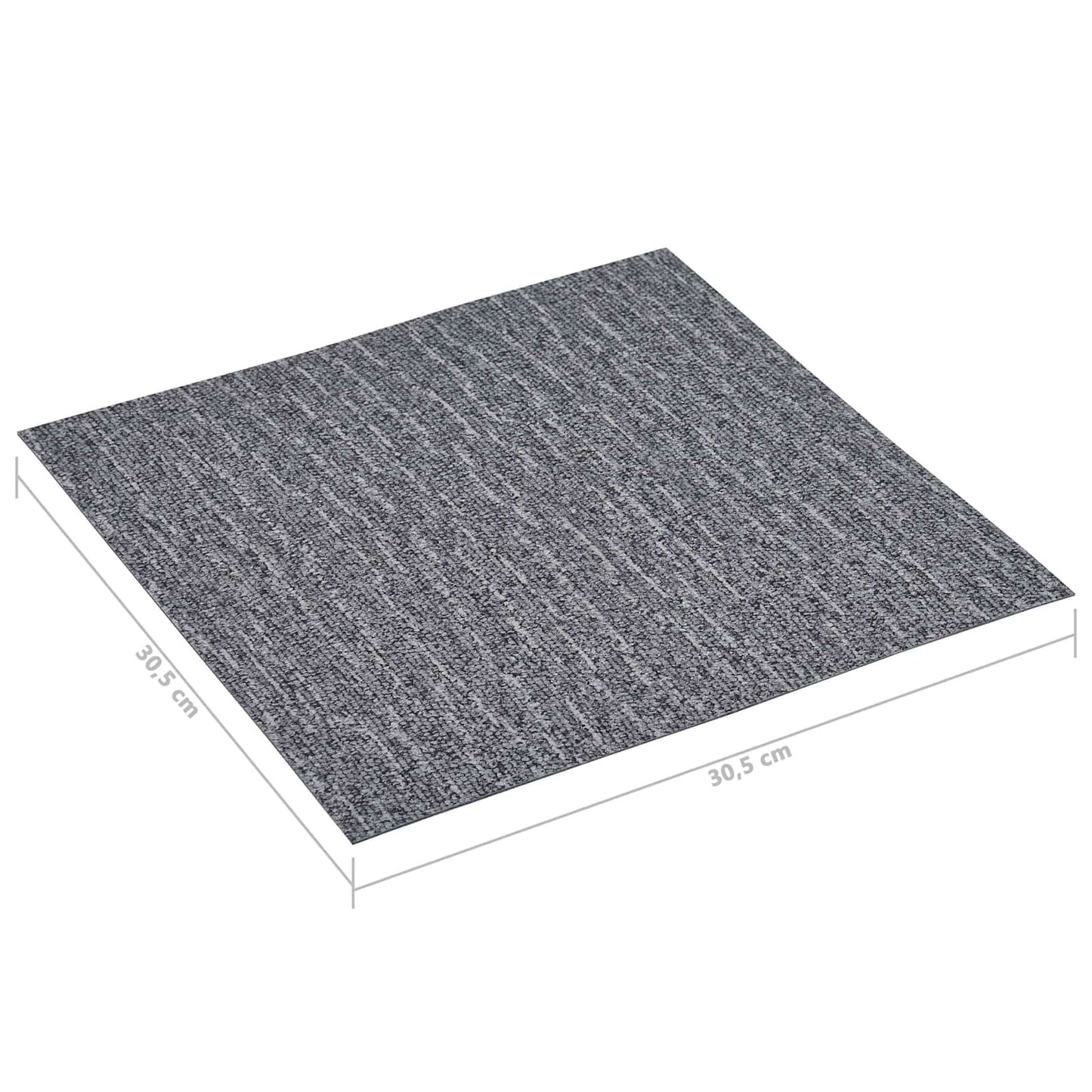 Gulvplanker 5,11 m² 55 pcs PVC Hvid og Grå