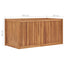 hævet plantekasse 100x50x50 cm massivt teaktræ