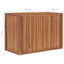 hævet plantekasse 100x50x70 cm massivt teaktræ
