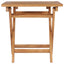 foldbart havebord 45x45x45 cm massivt teaktræ