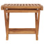 foldbar fodskammel 46,5x49x41,5 cm massivt teaktræ